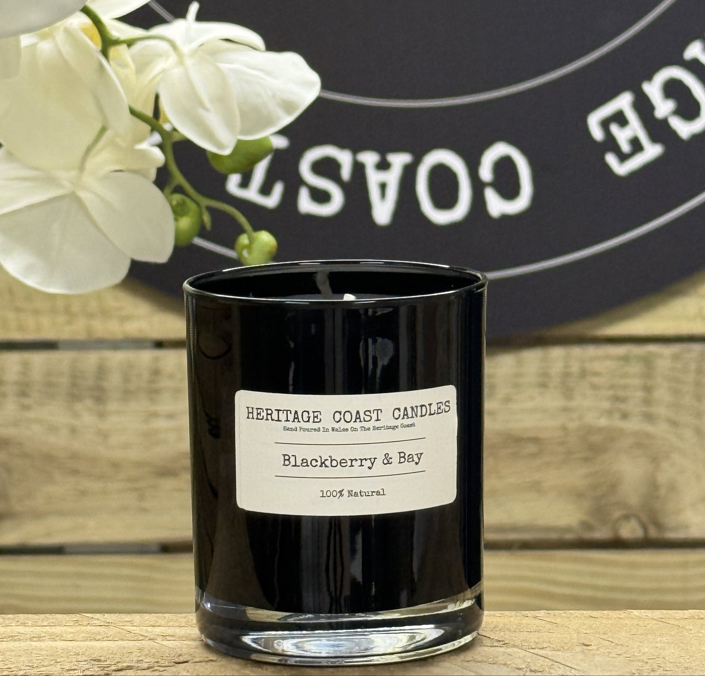 Heritage Coast Candles Blackberry Bay Glass Jar Candle