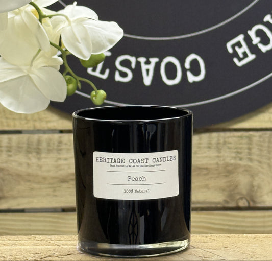 Heritage Coast Candles Cuban Peach Glass Jar Candle
