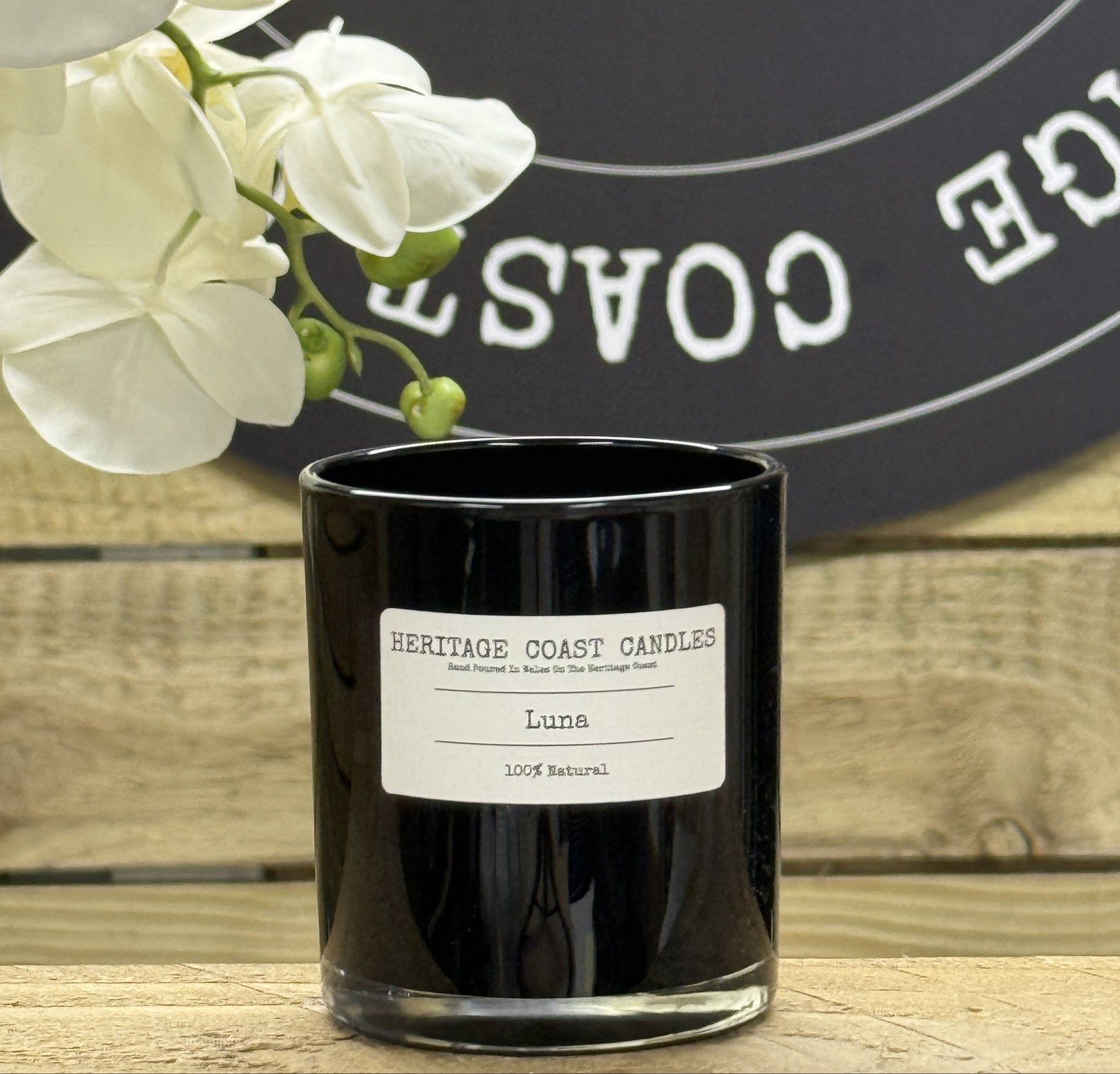 Heritage Coast Candles Luna Glass Jar Candle