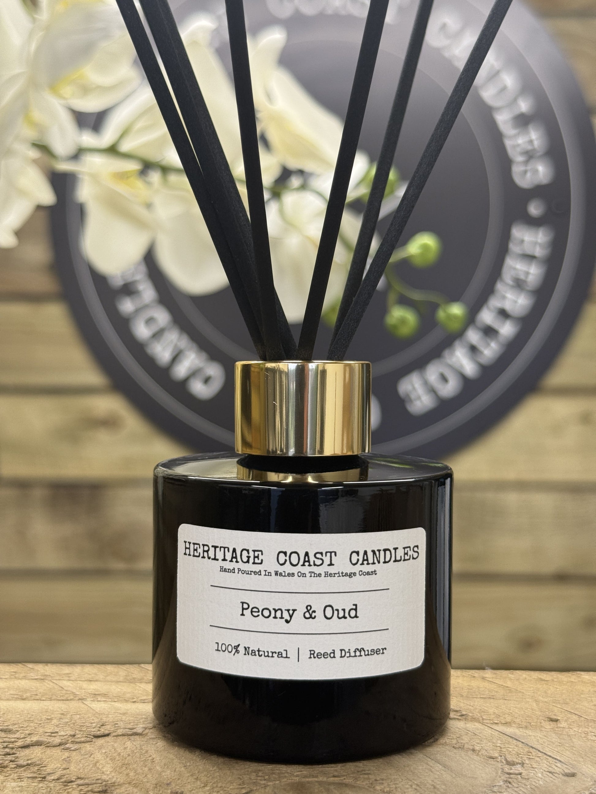 Heritage Coast Candles Peony Oud Reed Diffuser
