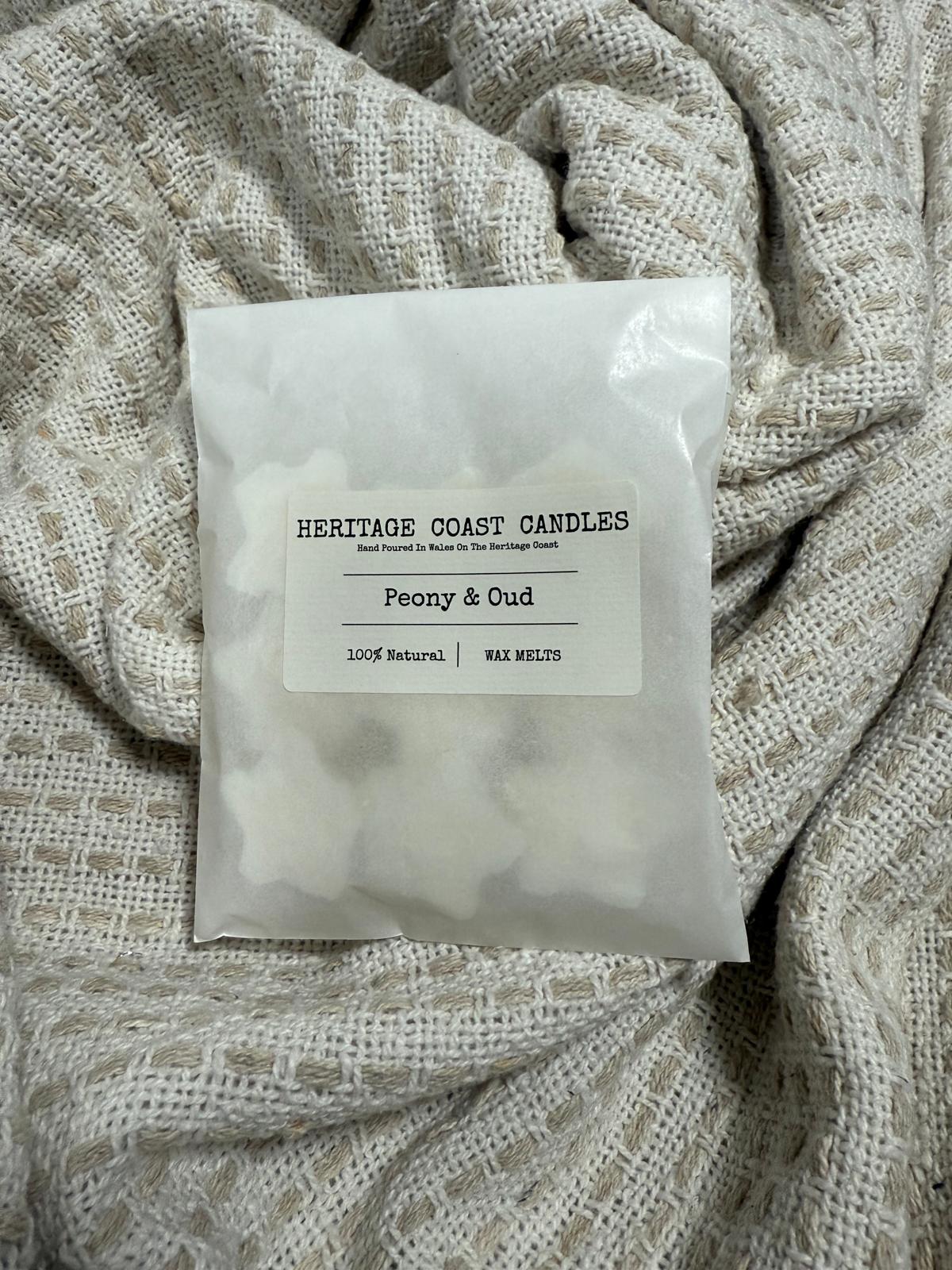 Heritage Coast Candles Peony & Oud Wax melts