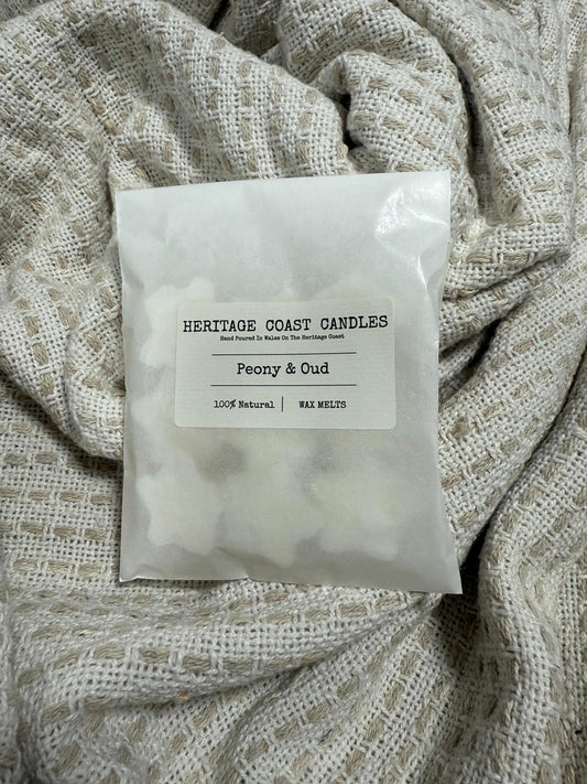 Heritage Coast Candles Peony & Oud Wax melts