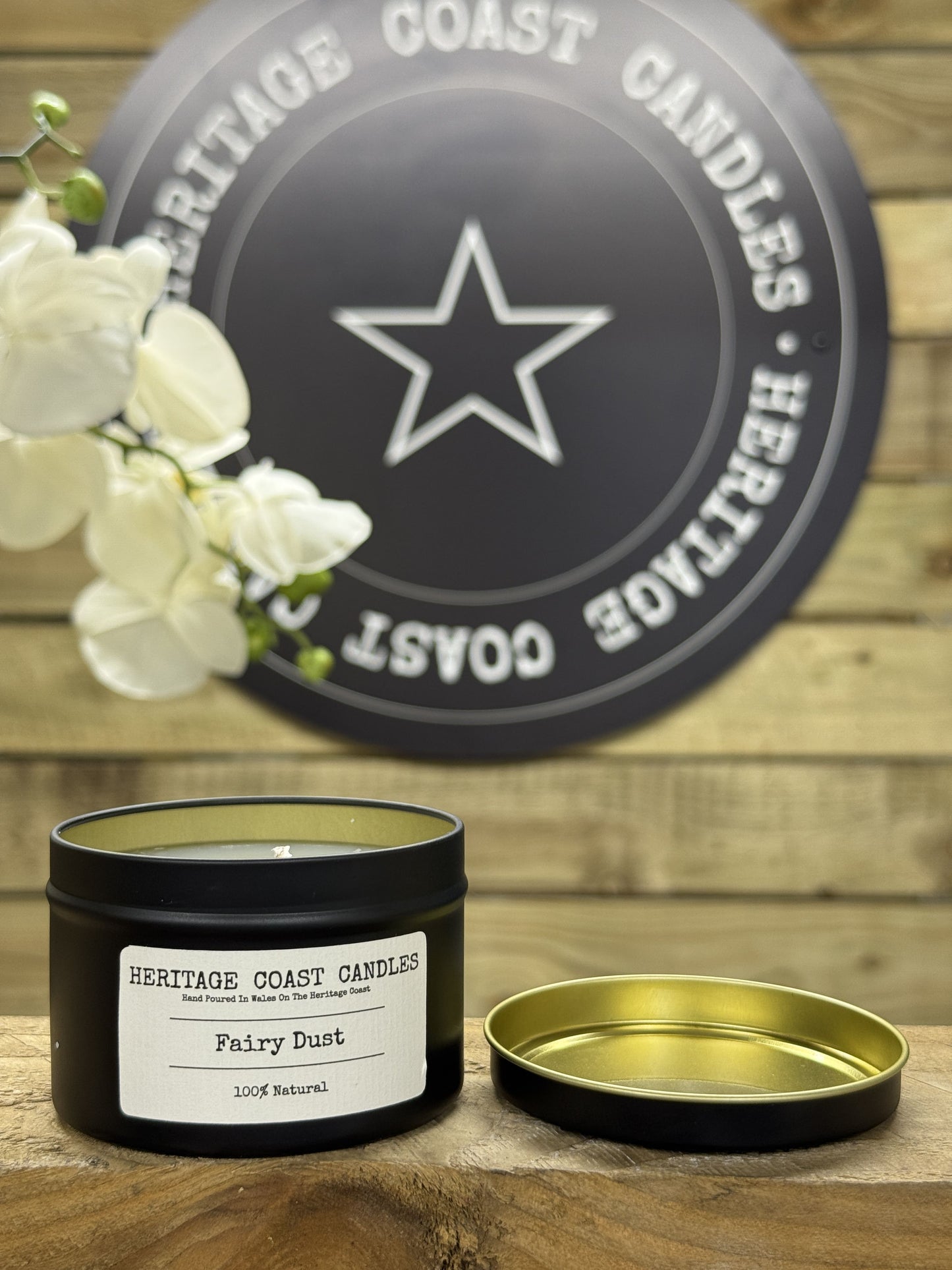 Heritage Coast Fairy Dust Tin Candle