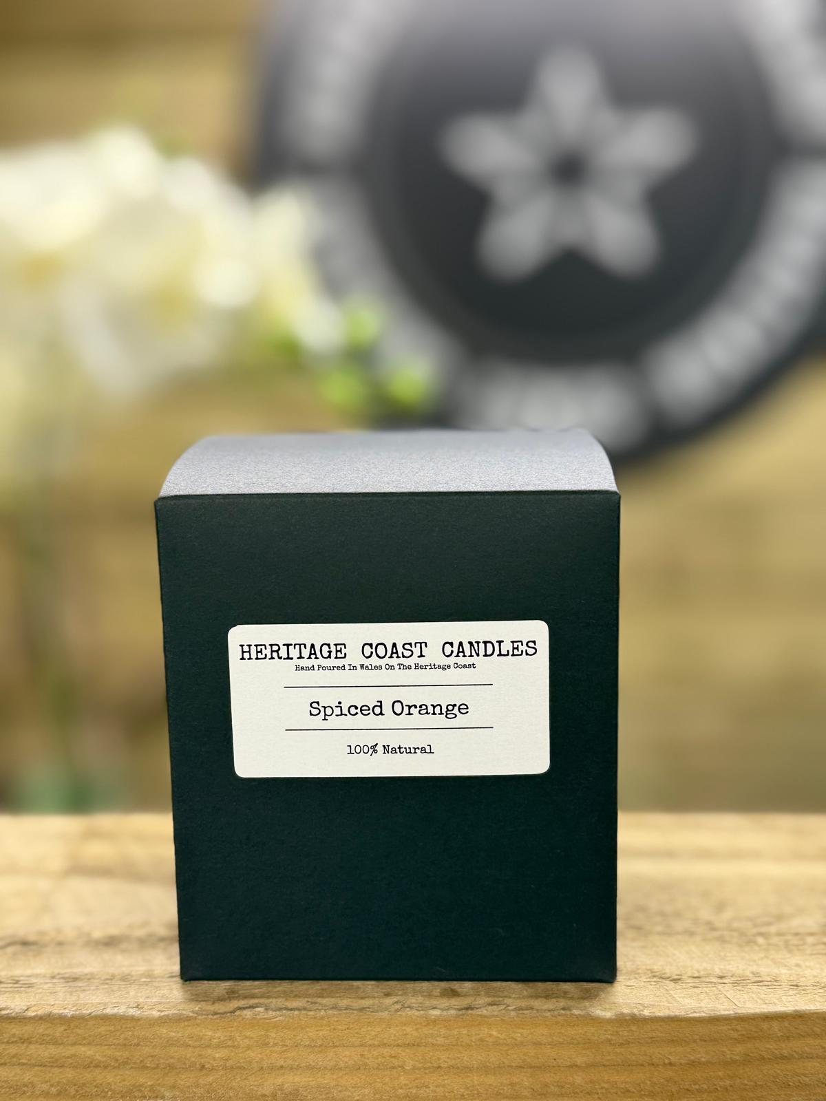 Heritage Coast Candles Spiced Orange 30cl Glass Jar Candle