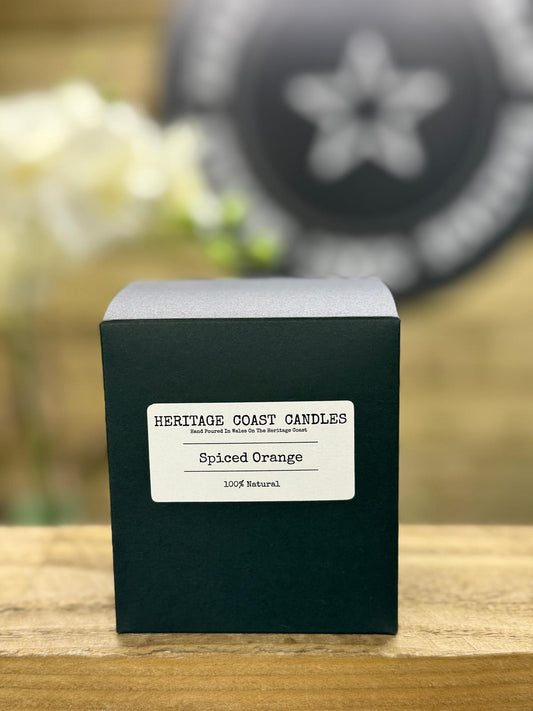 Heritage Coast Candles Spiced Orange 30cl Glass Jar Candle